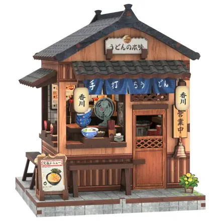 Miniaturna hiša model komplet Kagawa Udon House 11 x 9 cm fotografija izdelka