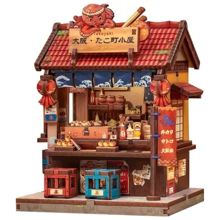 Miniaturni model hiše komplet Osaka Takoyaki 12 x 9 cm fotografija izdelka