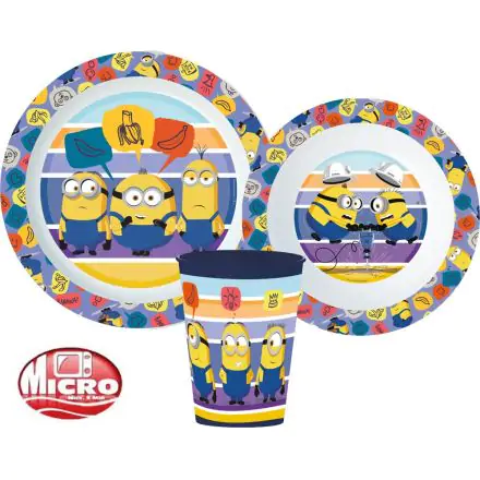 Minions set jedilnega pribora, set iz mikro plastike fotografija izdelka