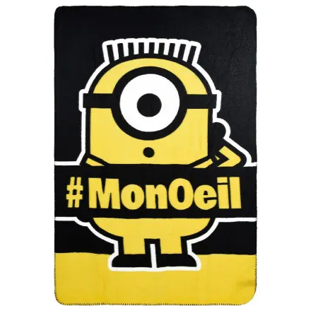 Minions Monoeil flis odeja fotografija izdelka