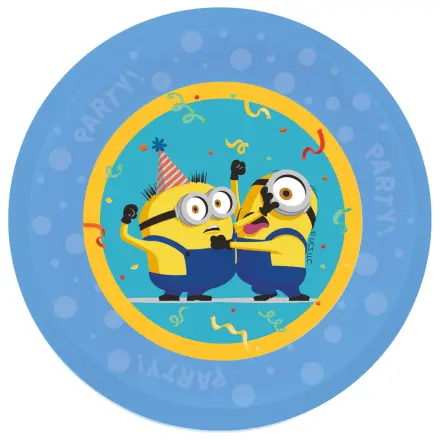 Minions The Rise of Gru mikro premium plastični jedilni krožnik 4-delni set 21 cm fotografija izdelka