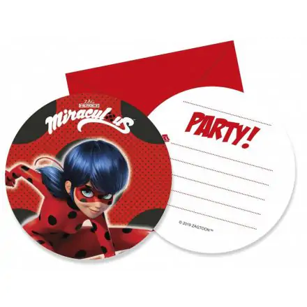 Miraculous Ladybug vabila 6 kos fotografija izdelka