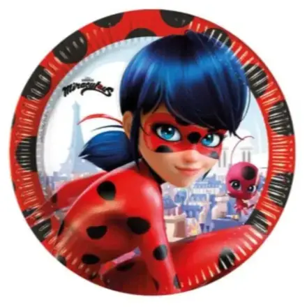 Miraculous Ladybug, Tales of Ladybug & Cat Noir Papirnati krožniki 8 kos 23 cm FSC fotografija izdelka