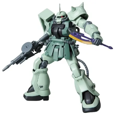 Mobile Suit Gundam HGUC 1/144 MS-06F-2 F2-ZAKU Zeon Type model komplet fotografija izdelka