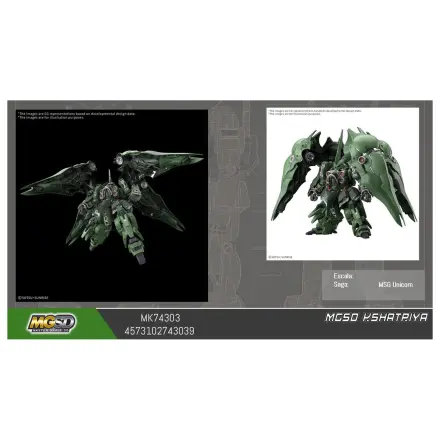 Mobile Suit Gundam MGSD Master Grade SD - MGSD Kshatriya komplet modela fotografija izdelka