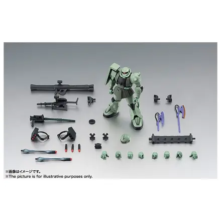 Mobile Suit Gundam Robot Spirits MS 06 Zaku ver ANIME Reissue figura 12,5 cm fotografija izdelka