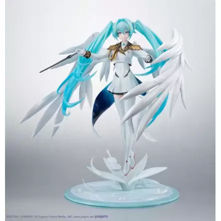 Mobile Suit Gundam x Hatsune Miku Lucrea PVC kip Hatsune Miku x Wing Gundam Zero EW 45th Anniversary 27 cm fotografija izdelka