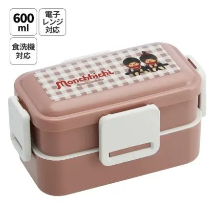 Monchhichi posoda za kosilo 4 zapirala 2 plasti 230ml + 370ml fotografija izdelka