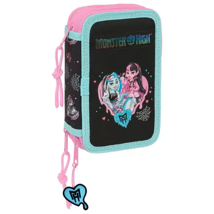 Monster High trojni etui za svinčnike 37 kosov fotografija izdelka