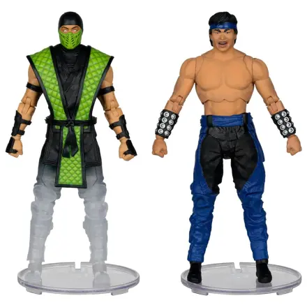 Mortal Kombat akcijska figura 2-paket Liu Kang proti Reptile (Klassics) 18 cm fotografija izdelka
