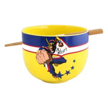 My Hero Academia skleda za ramen s palčkami All Might 414 ml termékfotója