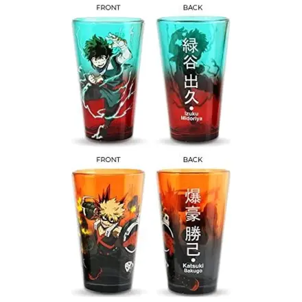 My Hero Academia Izuku & Bakugo set 2 kozarcev 450ml fotografija izdelka