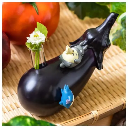 My Neighbor Totoro Aubergine Fig. Soliflore vaza fotografija izdelka