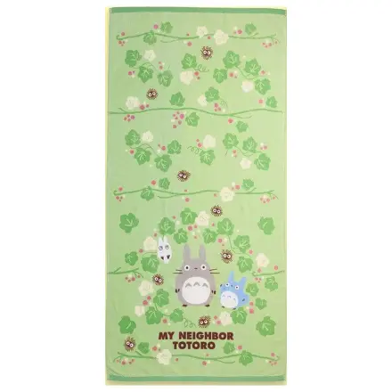 My Neighbor Totoro brisača Totoro Green Leaf 70 x 140 cm fotografija izdelka