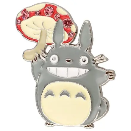 My Neighbor Totoro Kovinska Broška Totoro Mushroom fotografija izdelka