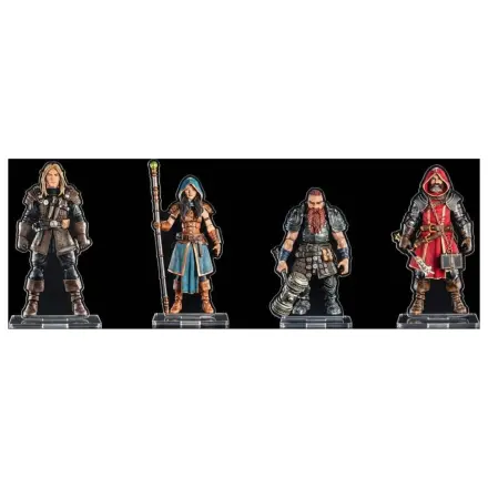 Mythic Legions Akrilni Standees 4-paket Heroic Set A 3 cm fotografija izdelka