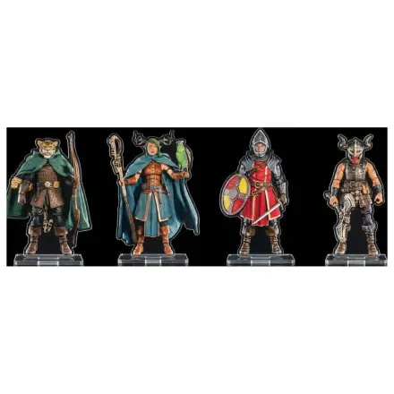 Mythic Legions Akrilni Standees 4-paket Heroic Set B 3 cm fotografija izdelka