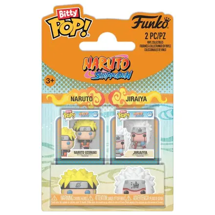 Naruto Bitty Funko POP! vinilne figure 2-paket Naruto & Jiraiya 2 cm fotografija izdelka
