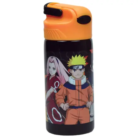Naruto Fire aluminijasta slamica steklenica za vodo z obešalnikom 500 ml fotografija izdelka