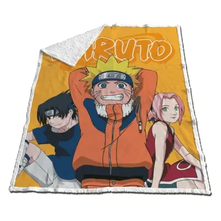 NARUTO Sherpa Odeja Naruto, Sasuke & Sakura 120x150cm fotografija izdelka