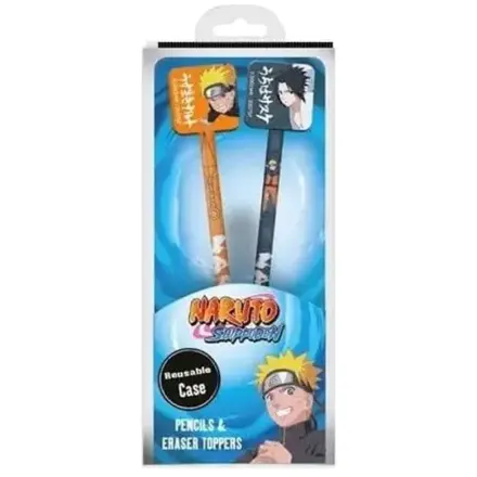 Naruto svinčniki z okraski Naruto & Sasuke fotografija izdelka