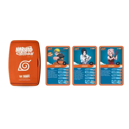 Naruto Shippuden Collectible Card Game Top Trumps Kviz Anime Collectible *Nemška različica* termékfotója