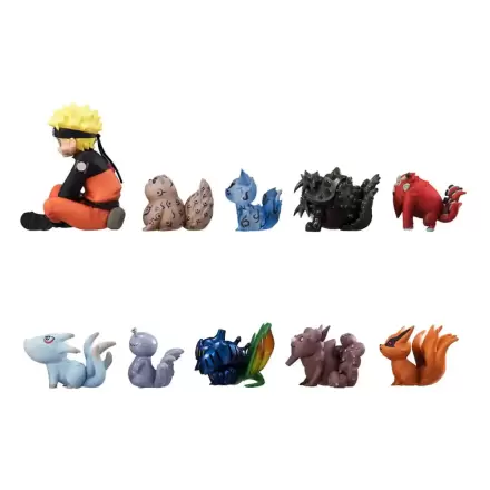 Naruto Shippuden Gaiden G.E.M. Series PVC Statua Naruto Uzumaki & Biju Komplet 7 cm fotografija izdelka