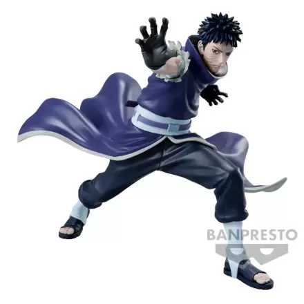 Naruto Shippuden Vibration Stars Sasuke Obito II figura 14 cm termékfotója