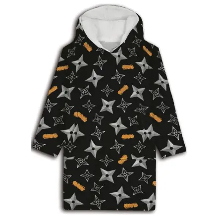 Naruto Shuriken nosljiva plišasta flis odeja, poncho 7-14 let fotografija izdelka