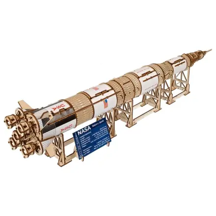 NASA 3D lesena sestavljanka Saturn V fotografija izdelka