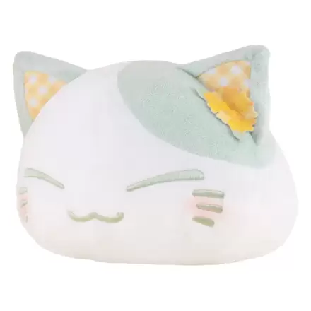 Nemuneko Mačka Plišasta Figura Rape Flower Pattern Ear Decoration Zelene barve Ver. 30 cm fotografija izdelka