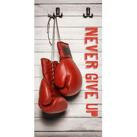 Never Give Up Brisača za kopanje, Brisača za plažo 70x140cm fotografija izdelka