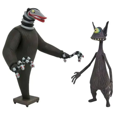 Nightmare before Christmas Action Figures 2-Pack Creature under the Stairs & Cyclops 18 cm termékfotója