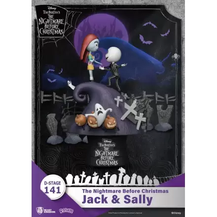 Nightmare before Christmas D-Stage PVC Diorama Jack & Sally 15 cm fotografija izdelka