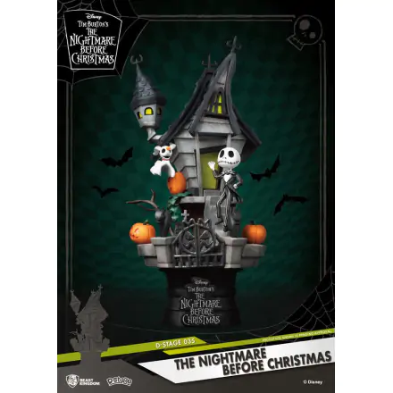 Nightmare before Christmas D-Stage PVC Diorama Jack's Haunted House 15 cm fotografija izdelka