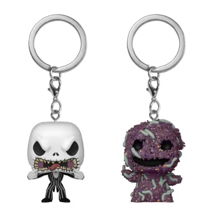 Nightmare Before Christmas Funko POP! Vinyl obesek za ključe paket dveh Jack/Oogie 4 cm fotografija izdelka