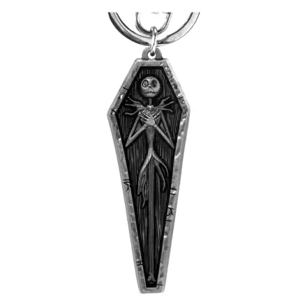 Nightmare before Christmas Metal Keychain Jack in Coffin - Kovinska obeska za ključe termékfotója