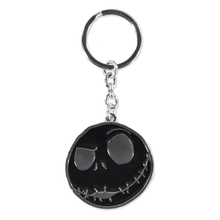Nightmare Before Christmas kovinski obesek za ključe Jack Skellington's Face fotografija izdelka