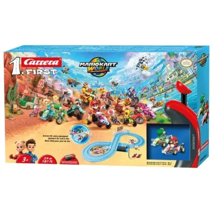 Nintendo Mario Kart Carrera prvi set dirkalne steze Mario Kart World Mario proti Yoshiju fotografija izdelka