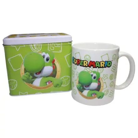 Nintendo Super Mario Bros Yoshi *skodelica* + *škatla za denar* set termékfotója