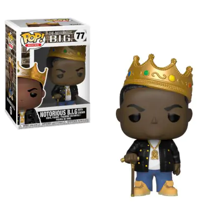Notorious B.I.G. POP! Rocks vinilna figura Notorious B.I.G. s krono 9 cm fotografija izdelka