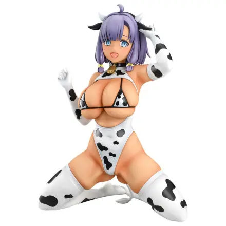 Nukitashi The Animation PVC kip 1/5 Misaki Hotori Cow print costume Tanned Ver. 22 cm fotografija izdelka
