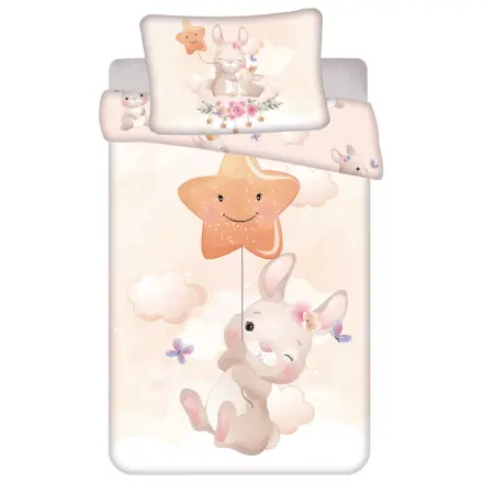 Bunny Star otroška, predšolska prevleka za odejo fotografija izdelka