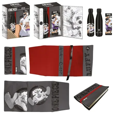 One Piece jeklena plastenka, nalepka, darilni set za prevleke za knjige Luffy fotografija izdelka