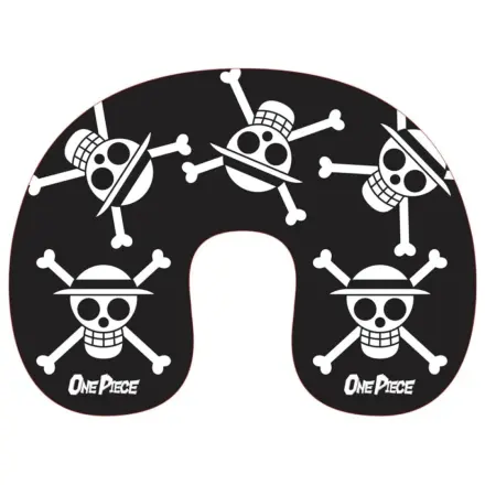 One Piece Black Skull potovalna blazina, blazina za vrat fotografija izdelka