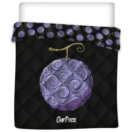 One Piece Devil Fruit prešita posteljnina fotografija izdelka