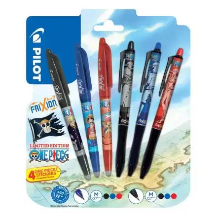 One Piece 6-pack roller pisala FriXion Ball in Ball+ Limited Sticker Edition LE 0.7 fotografija izdelka