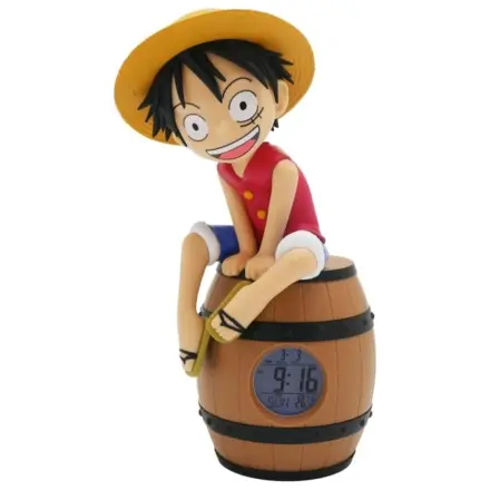 ONE PIECE Luffy na sodu LED osvetljena budilka 28 cm fotografija izdelka