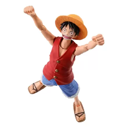 One Piece S.H. Figuarts akcijska figura Monkey D. Ruffy Romance Dawn 15 cm fotografija izdelka