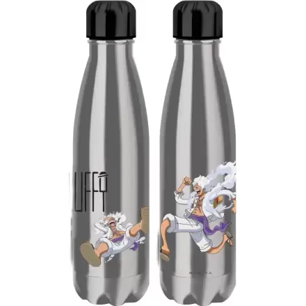 One Piece Termo Vodna Steklenica Luffy Gear 5 Silver fotografija izdelka